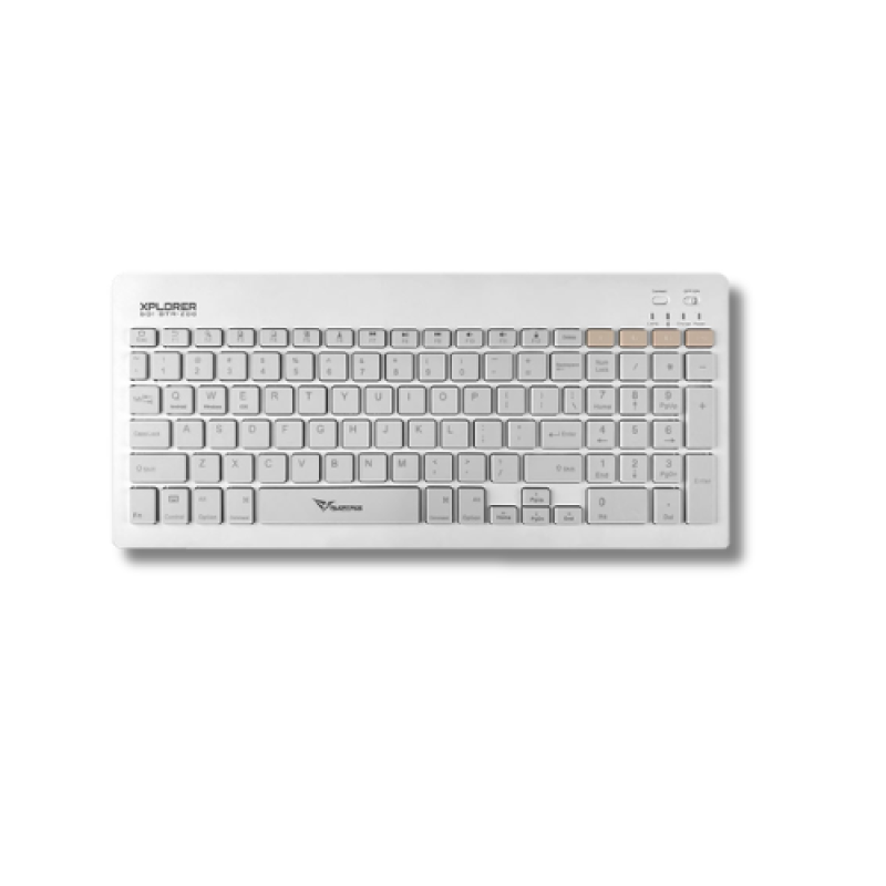 Alcatroz Xplorer GO BTR200 Tri-Mode Wireless Rechargeable Keyboard