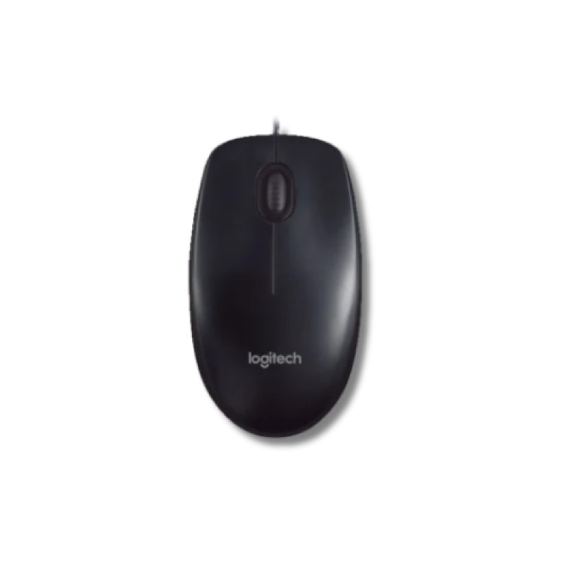 Logitech M90 Wired USB Optical Mouse – Black